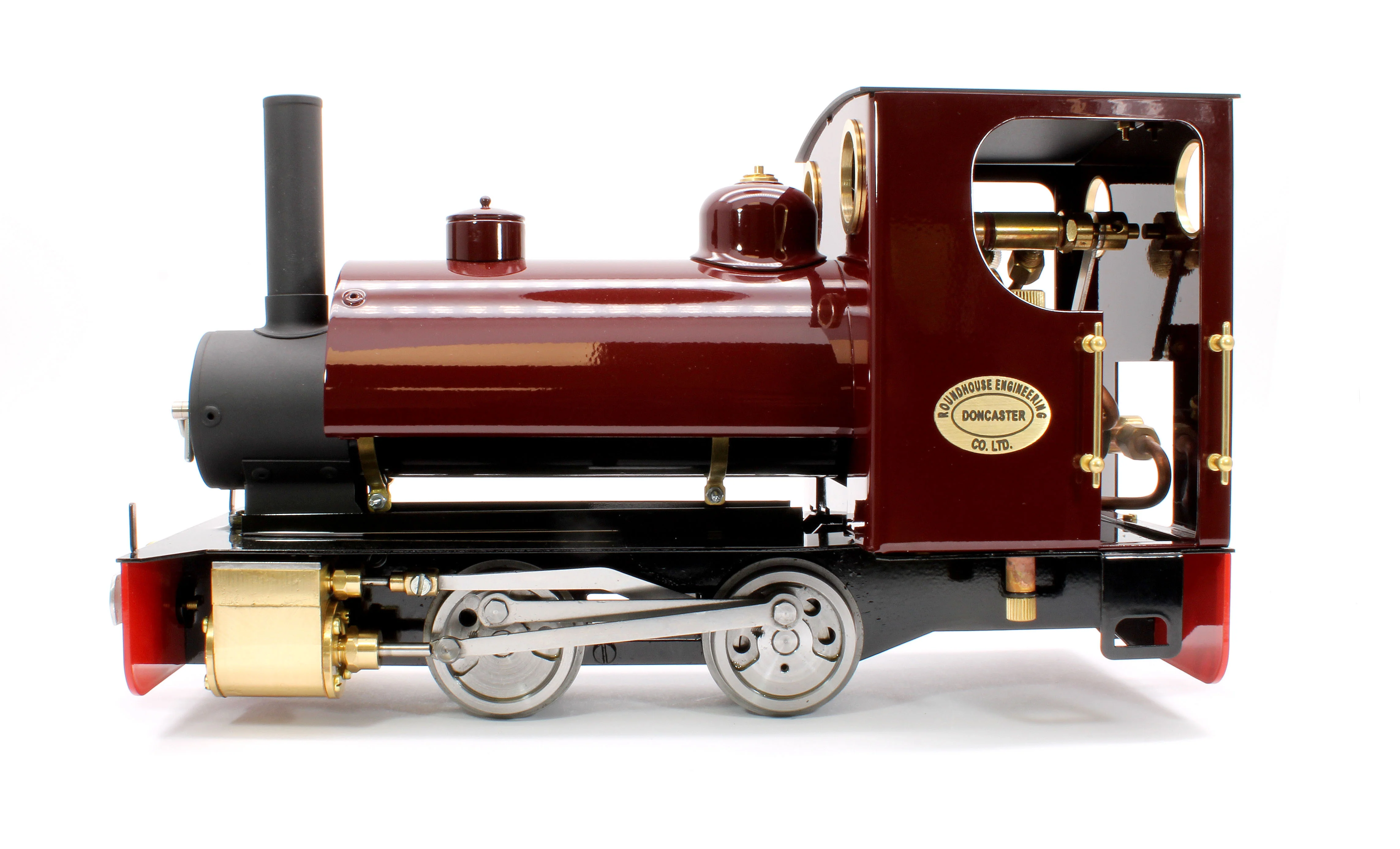 0-4-0 Saddle Tank 'Bertie' Fairlie Engine Maroon (Manual, Uninsulated Wheels) Steam Locomotive - Image 2