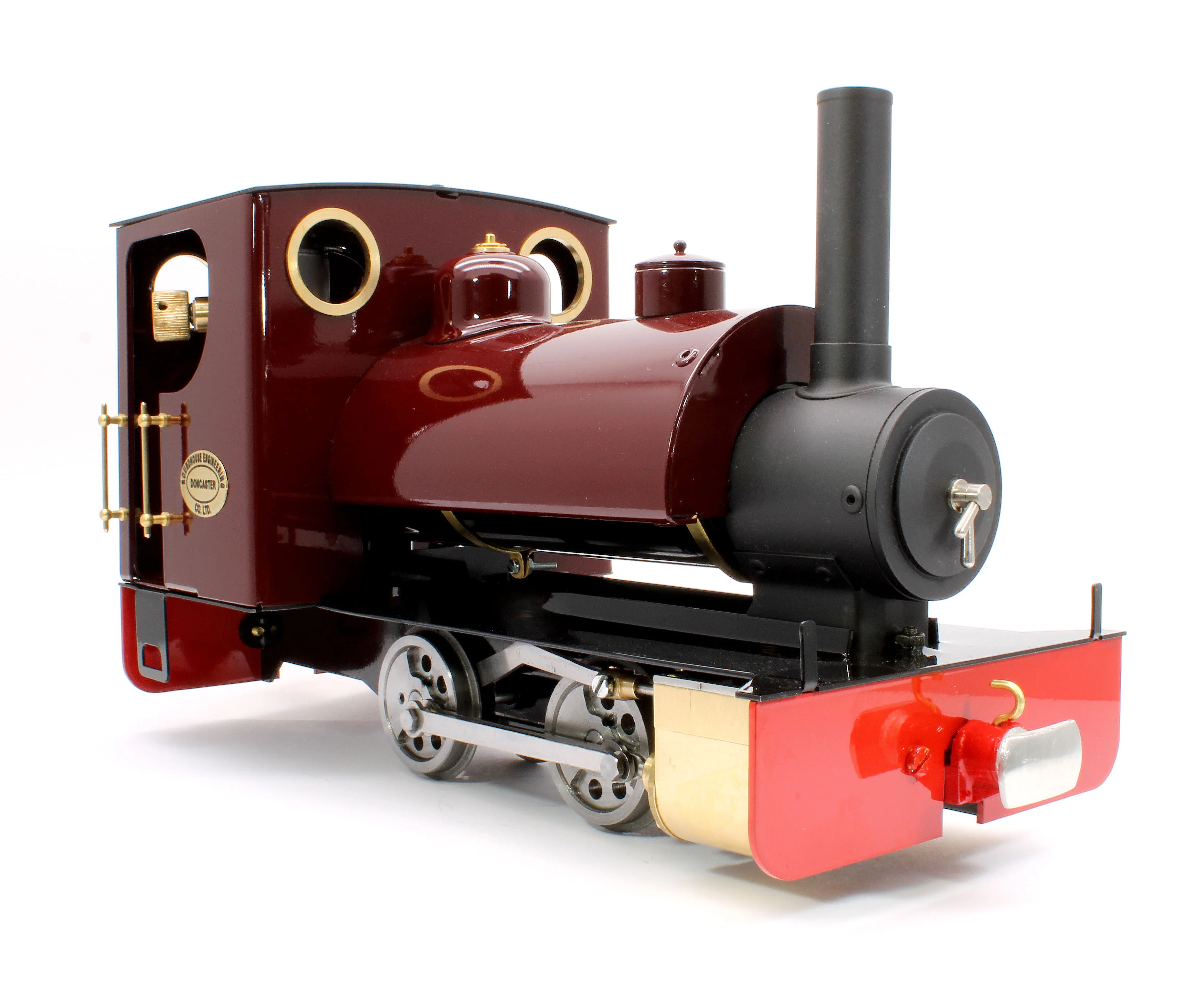 0-4-0 Saddle Tank 'Bertie' Fairlie Engine Maroon (Manual, Uninsulated Wheels) Steam Locomotive - Image 6
