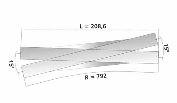 15° DKW Double Slip - Image 2