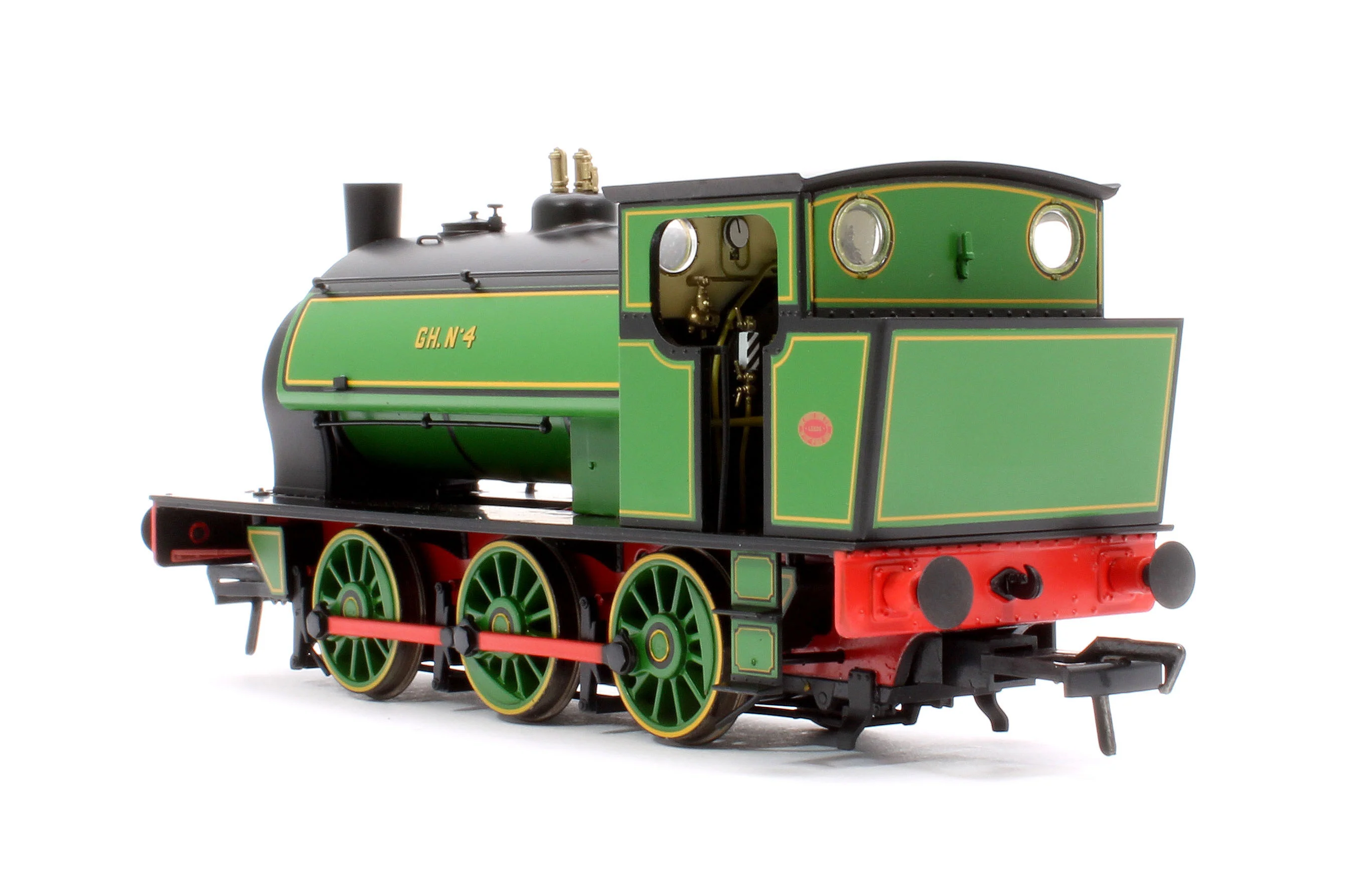 903015 16” Hunslet No. 4, Glasshoughton Colliery Lined Green, Stovepipe Chimney, No. 3855 - Image 2