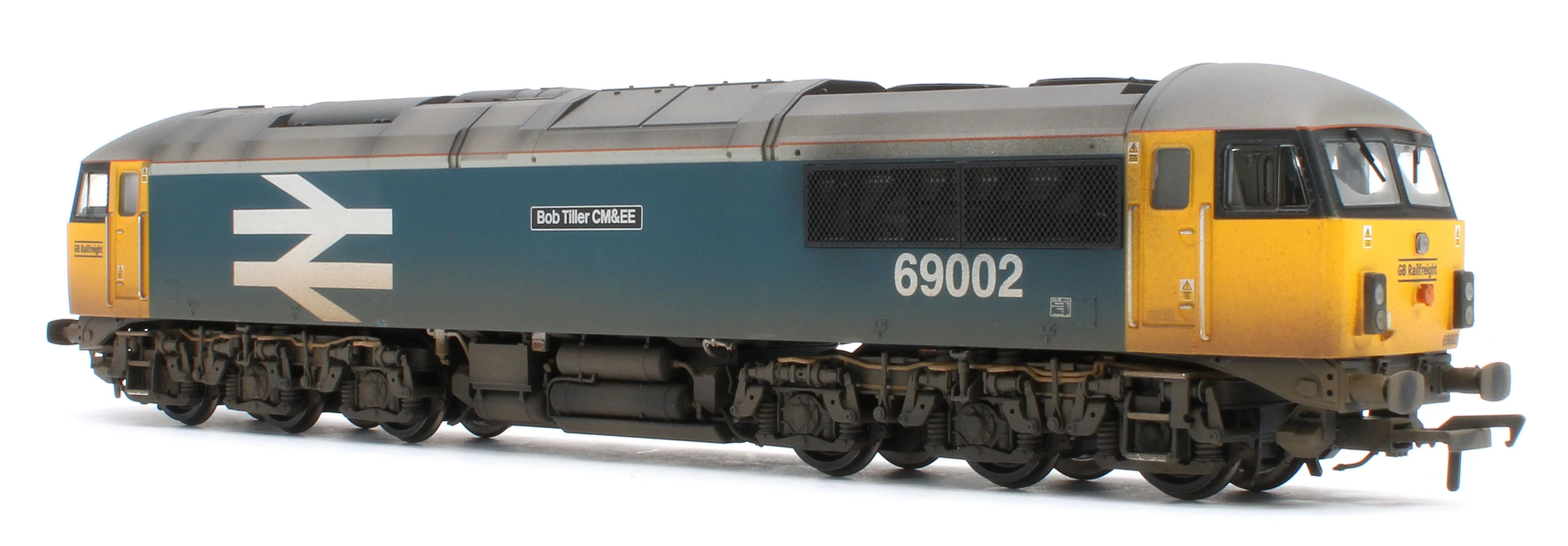 35-777SFW Bespoke Weathered Class 69 69002 'Bob Tiller CM&EE' BR Blue (Large Logo) (GBRf) Diesel Locomotive - DCC Sound - Image 3