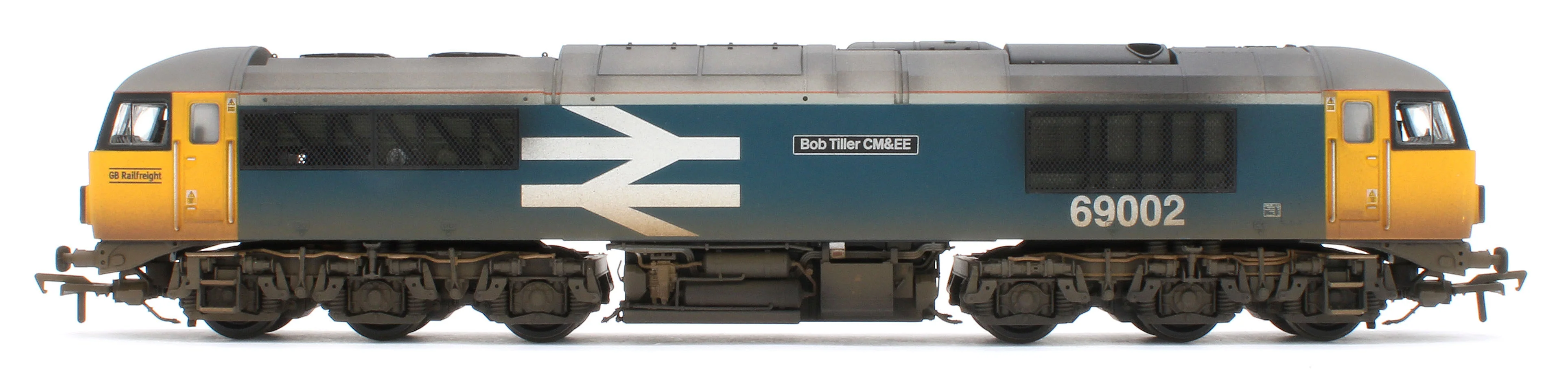 35-777SFW Bespoke Weathered Class 69 69002 'Bob Tiller CM&EE' BR Blue (Large Logo) (GBRf) Diesel Locomotive - DCC Sound - Image 5