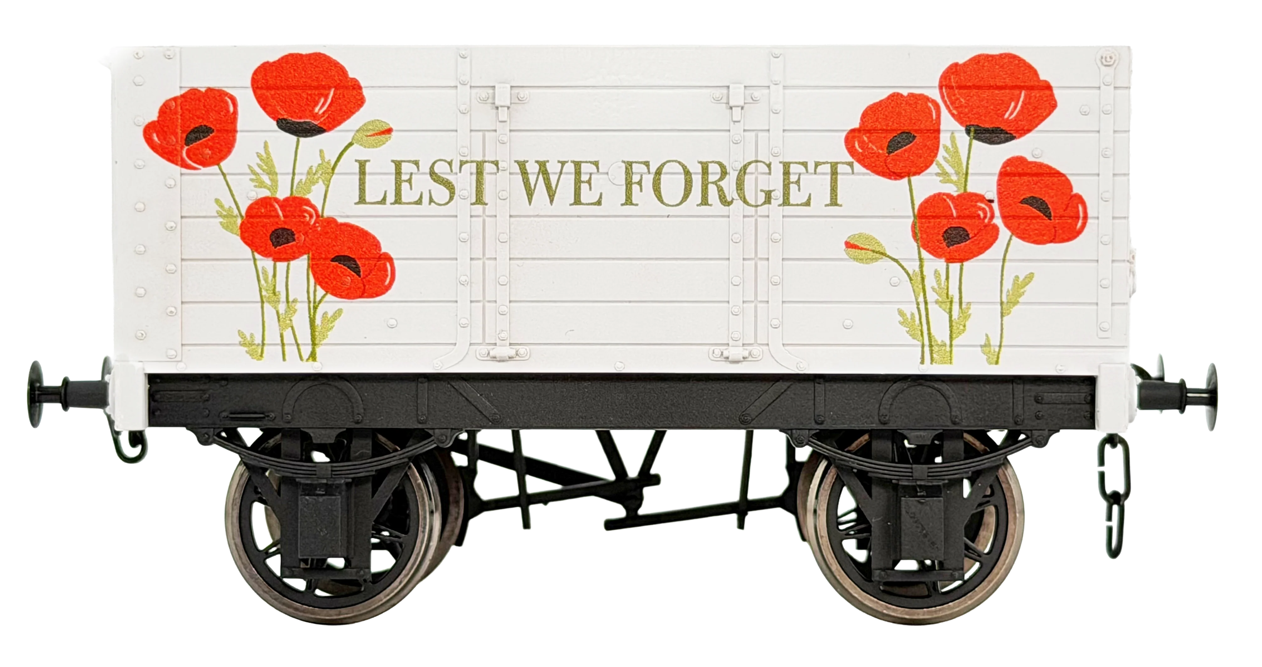 7F-073-037 Plank 9' Wheelbase Lest We Forget Poppy
