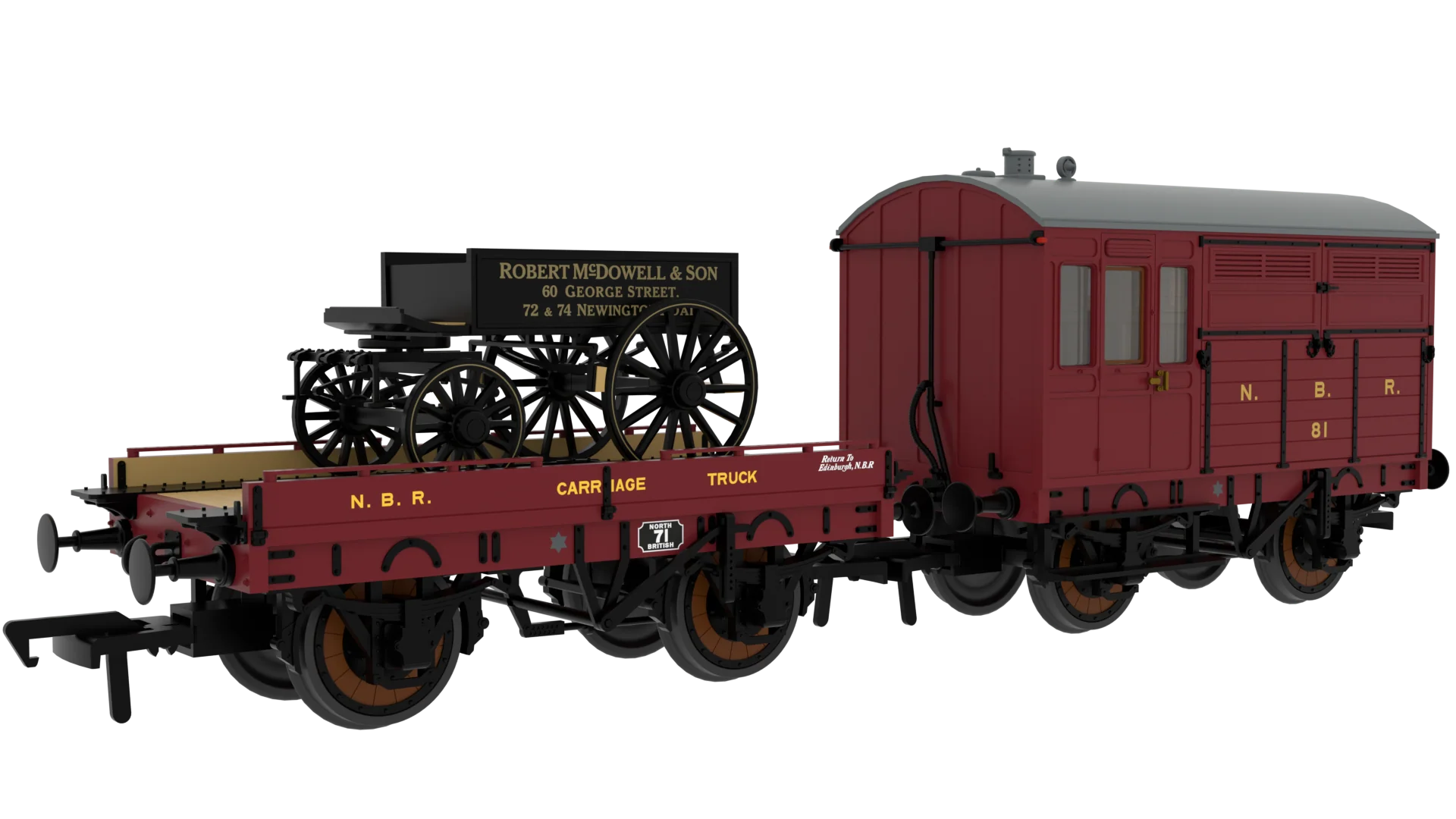 830021 North British ‘Evolution’ Open Carriage Truck No. 71 - Image 3