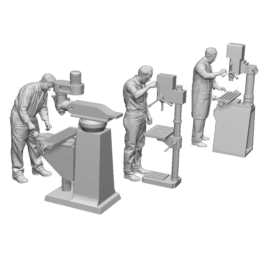 99010-076 OO Gauge Workshop Details - Machinists and Machine Tool Bundle