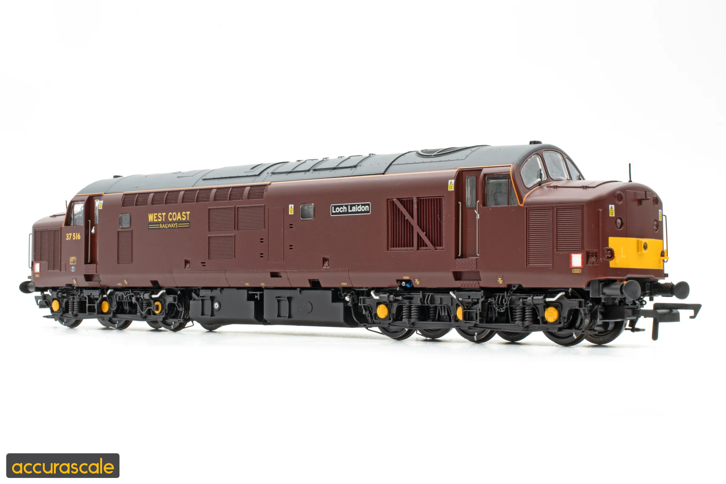 ACC3540-DCC Class 37/5 37516 'Loch Laidon' WCRC Maroon Diesel Locomotive - DCC Sound - Image 2