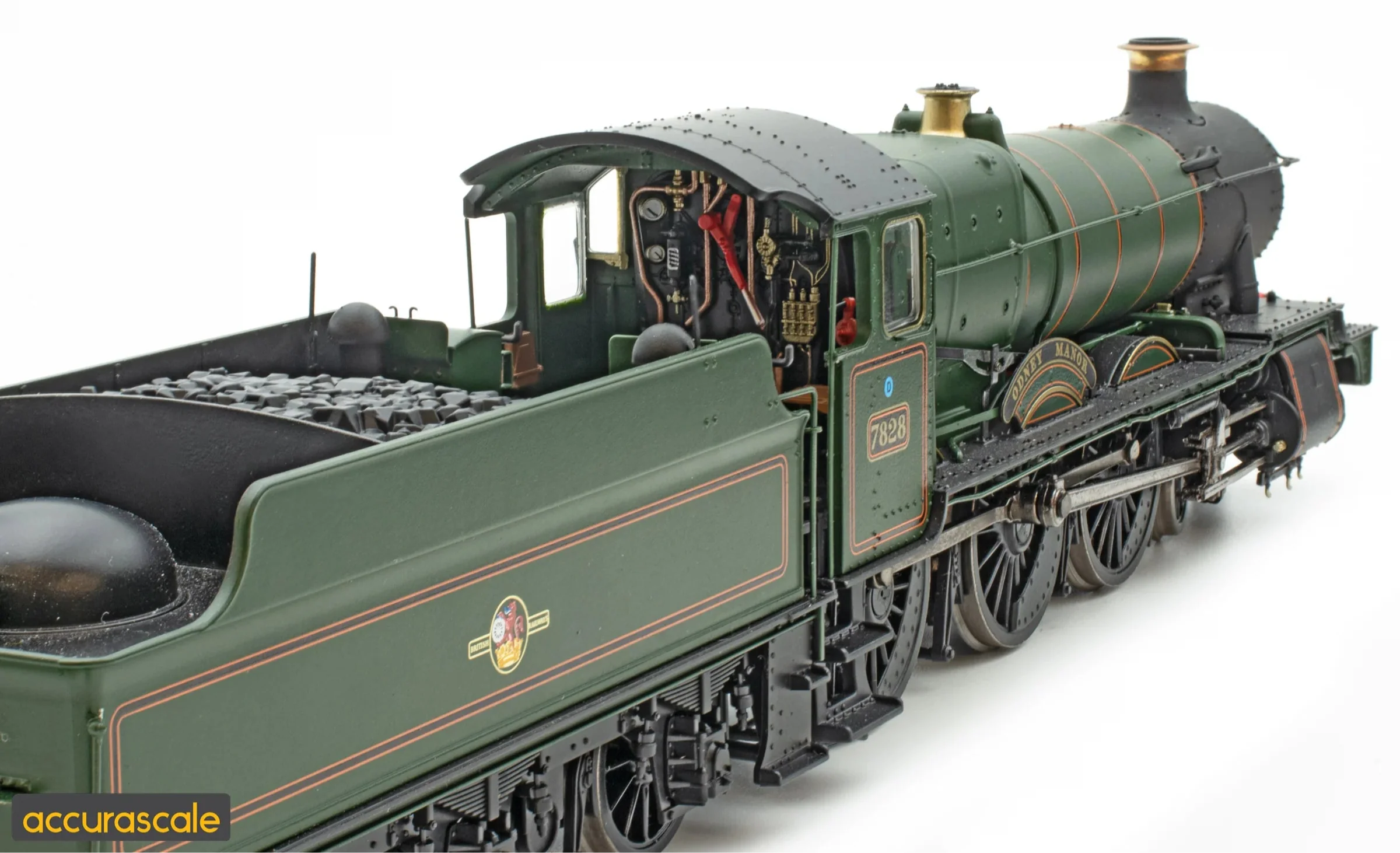 'Odney Manor' BR LIned Green (Late Crest) 4-6-0 No.7828 Steam Locomotive - DCC Sound - Image 3
