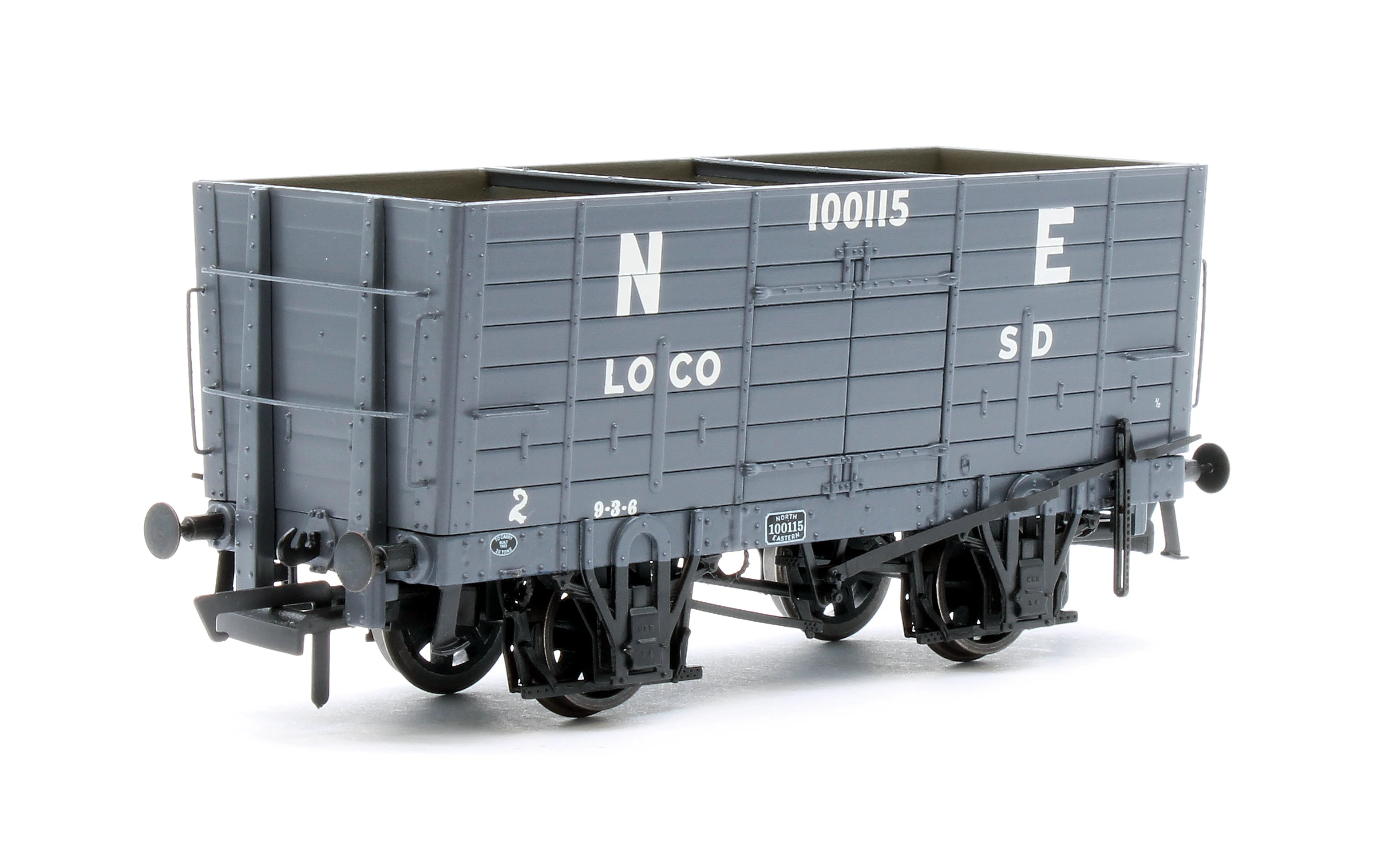ACC2821 NER 20t Hopper - Mixed Q3 Hopper - Grouping transition period: 1910-22 NER Blue/1923-37 LNER Grey - Triple Pack - Image 3
