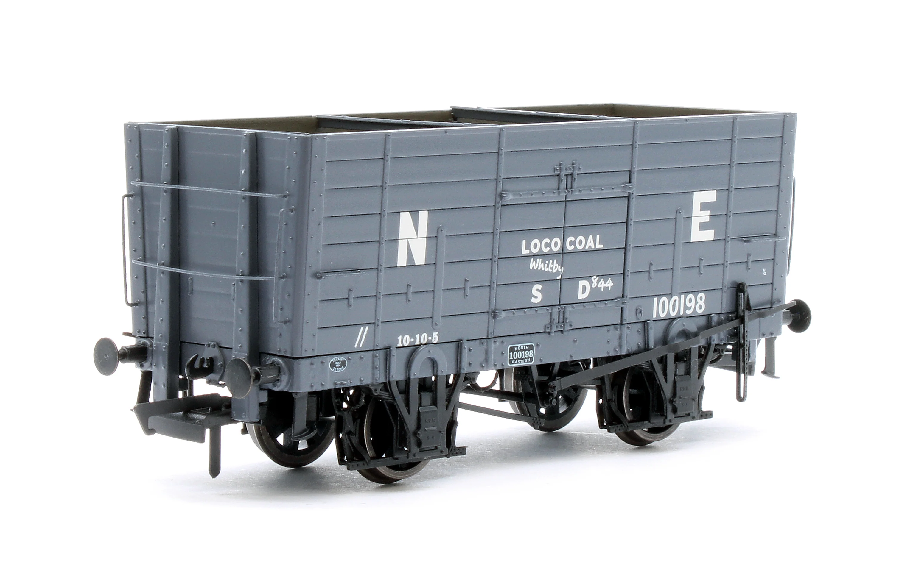 ACC2821 NER 20t Hopper - Mixed Q3 Hopper - Grouping transition period: 1910-22 NER Blue/1923-37 LNER Grey - Triple Pack - Image 7