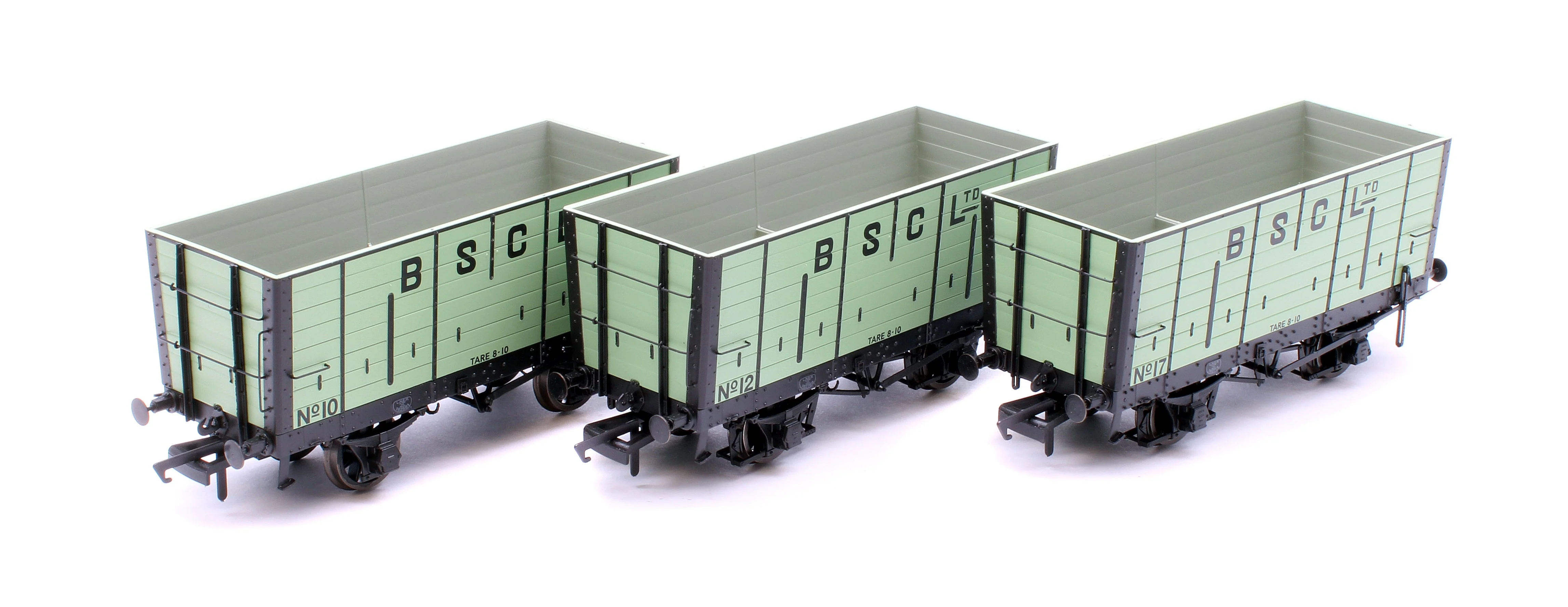 Pre-Owned NER 20t Hopper - BSC (Internal User) Hopper - Pale Green, with black ironwork - Triple Pack - Image 2