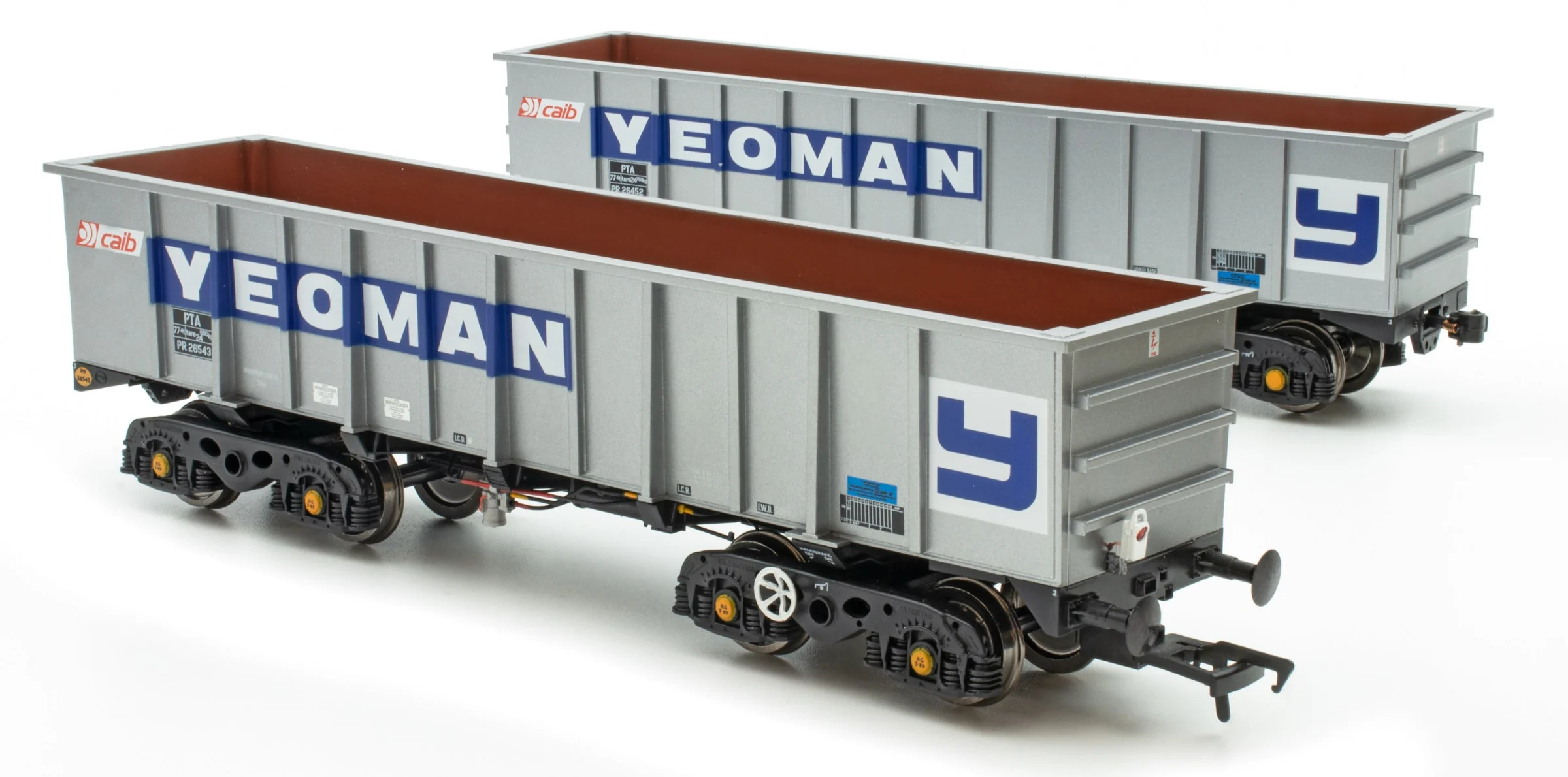 Set of 5 PTA - Foster Yeoman Silver (CAIB) Wagons - Pack 2 - Image 3