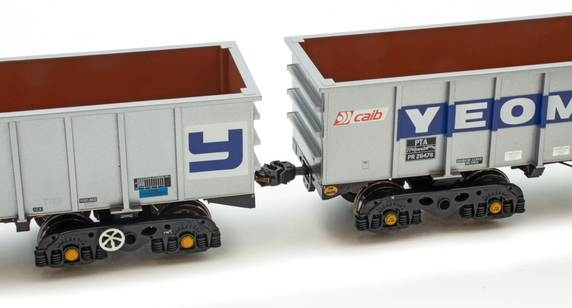 Set of 5 PTA - Foster Yeoman Silver (CAIB) Wagons - Pack 2 - Image 5