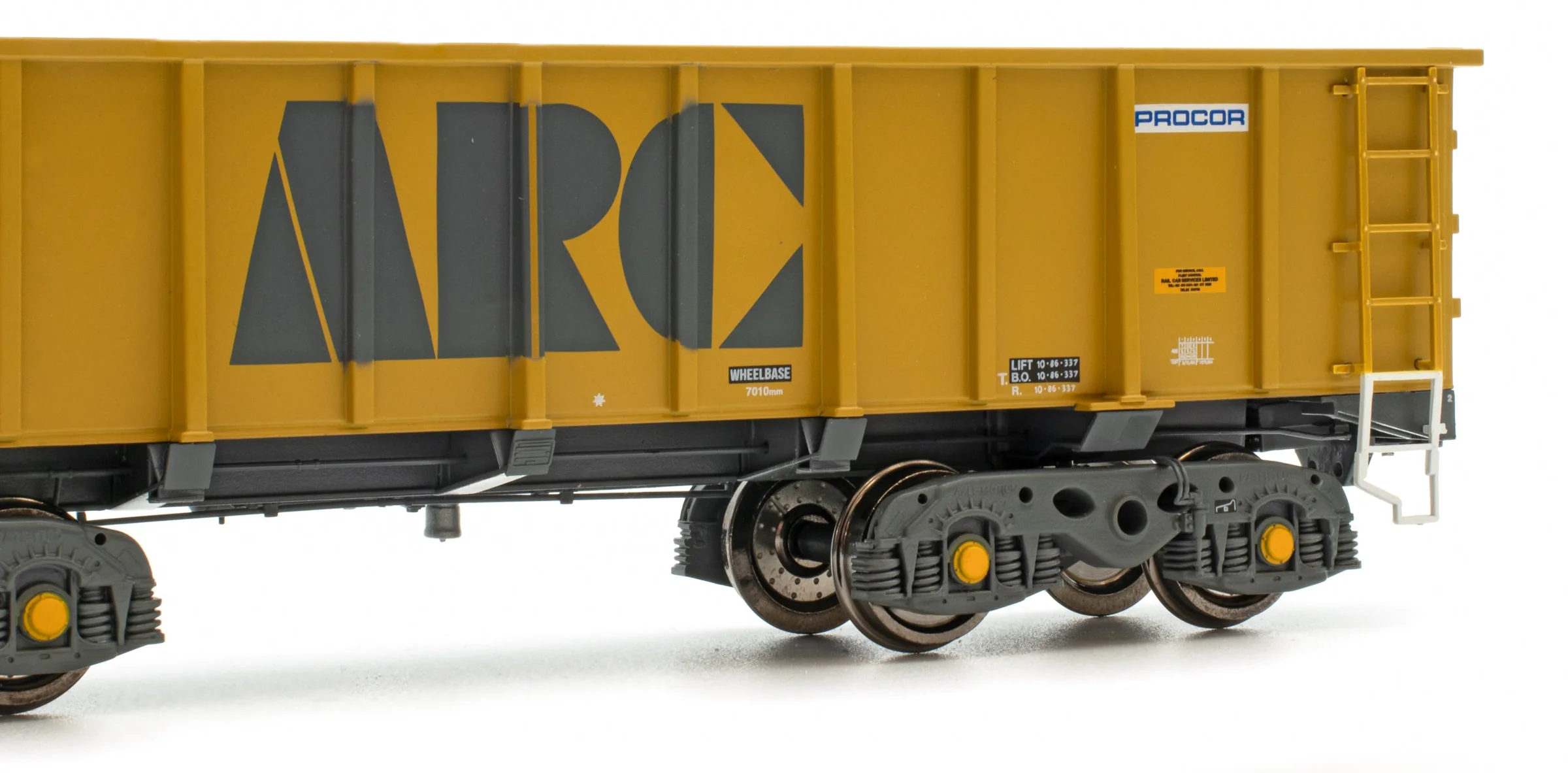 Set of 5 PTA - ARC Early (Procor) Wagons - Pack 2 - Image 5