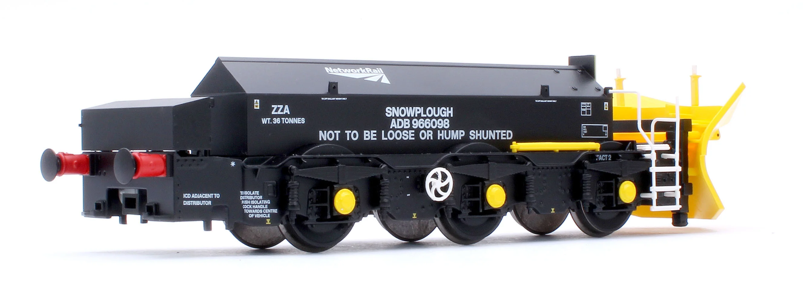 Beilhack Snowplough ZZA ADB966098/099 Network Rail (ex Class 45) Twin Pack - Image 4