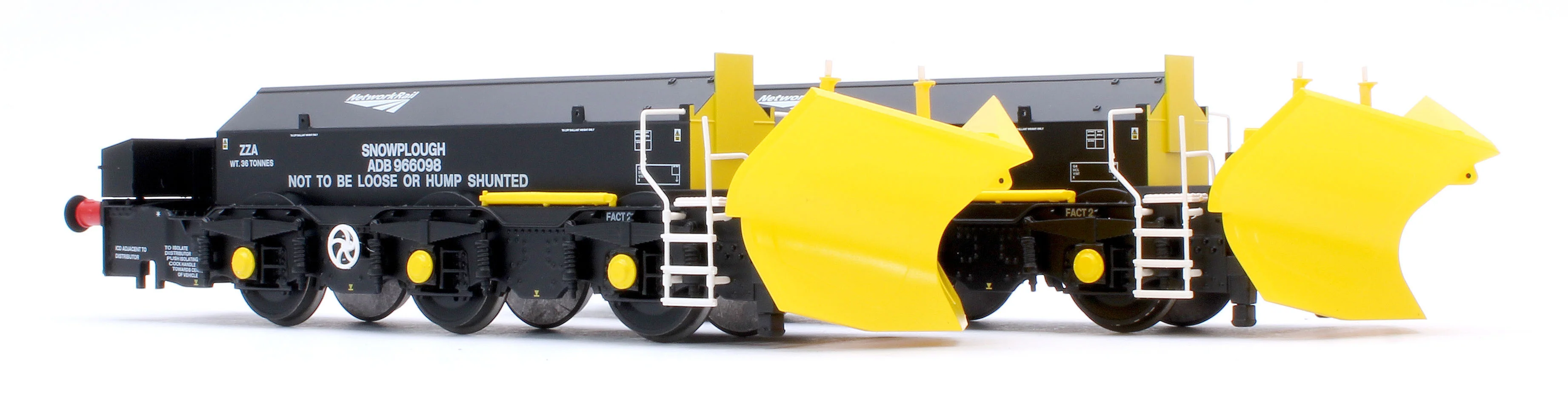 Beilhack Snowplough ZZA ADB966098/099 Network Rail (ex Class 45) Twin Pack - Image 8