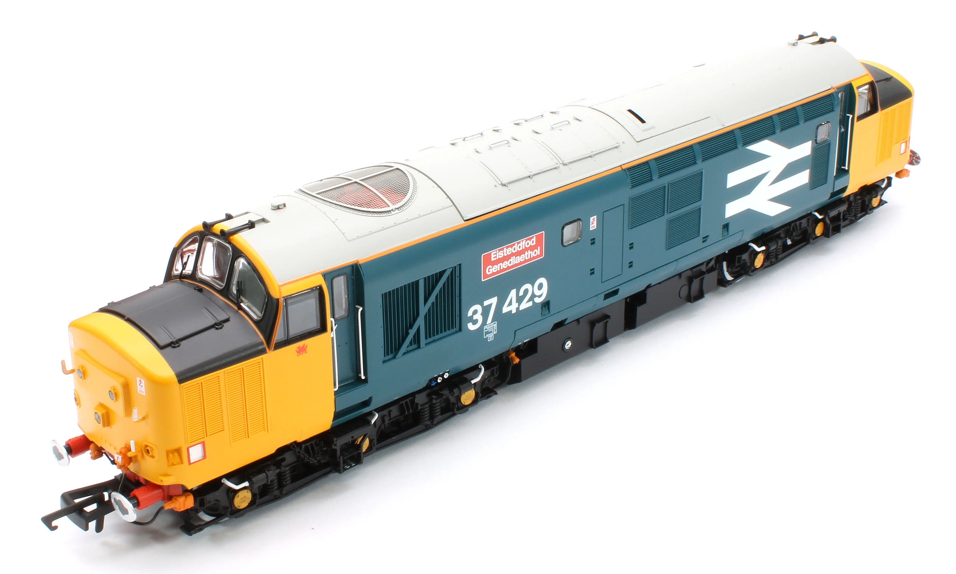 ACC3164-DCC Class 37 Eisteddfod Genedlaethol Large Logo Blue (with Welsh Dragon) 37429 Diesel Locomotive - DCC Sound - Image 11