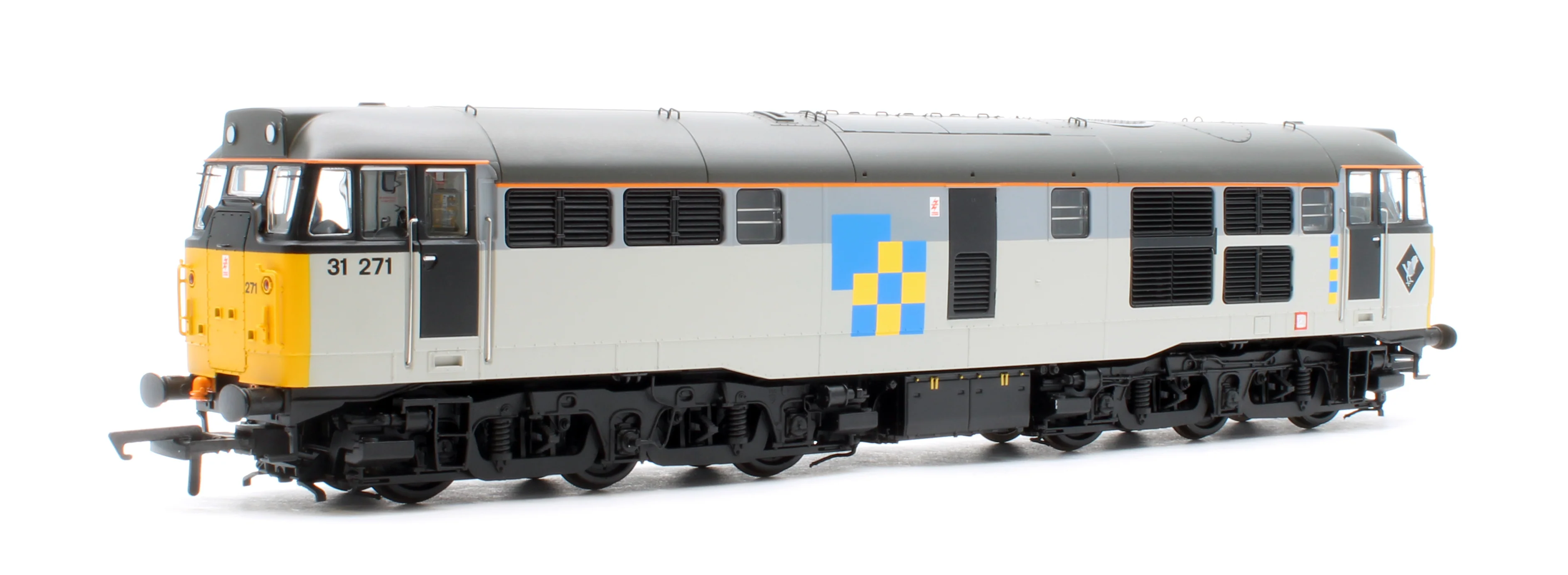 Class 31 31271 Railfreight Construction Sector Triple Grey Diesel Locomotive - Image 3