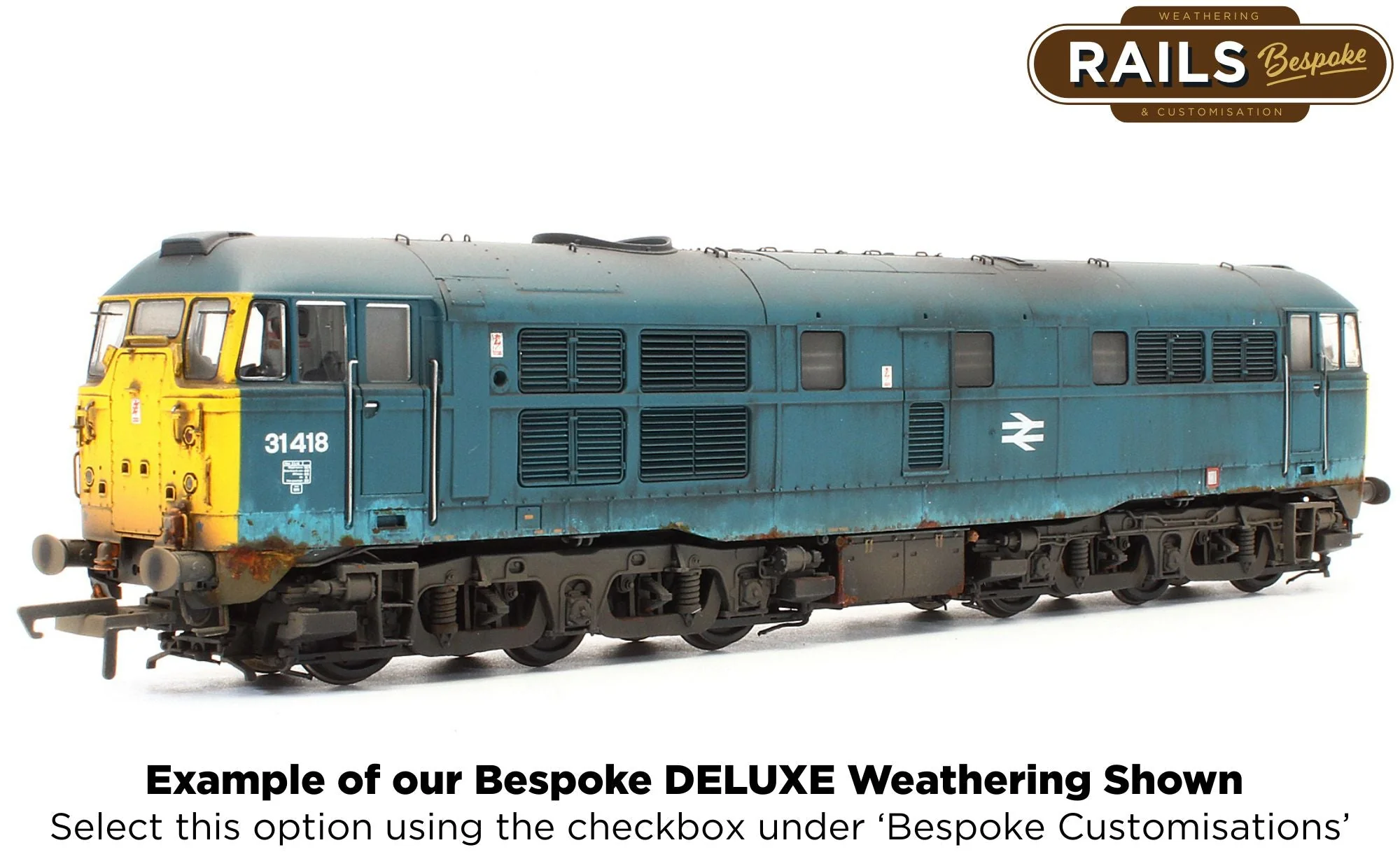 Pre-Owned ACC3181 Class 31 31418 BR Blue Diesel Locomotive - Image 9