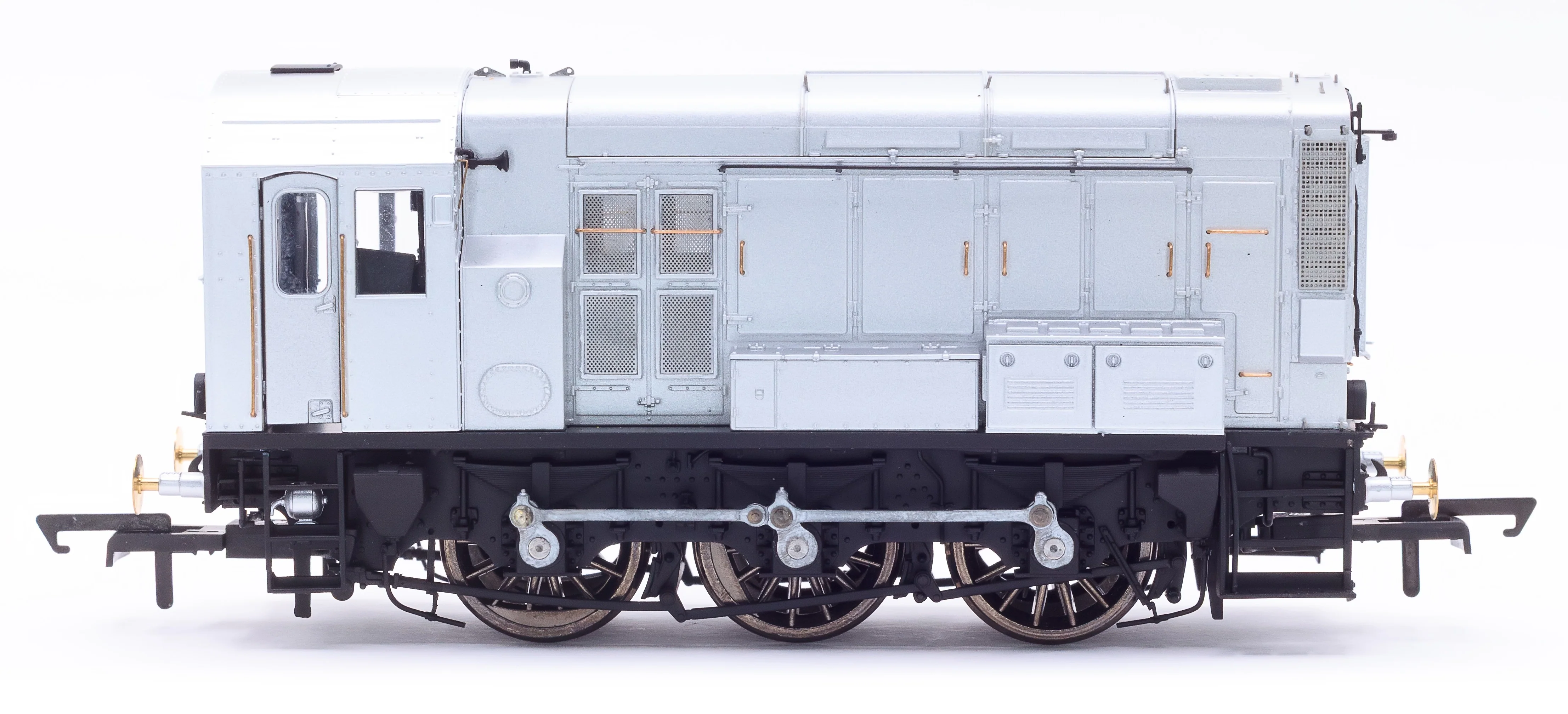 Class 08 BR Blue Wasp Stripes (Red Running Plate) 08912 Diesel Shunter Locomotive - Image 4