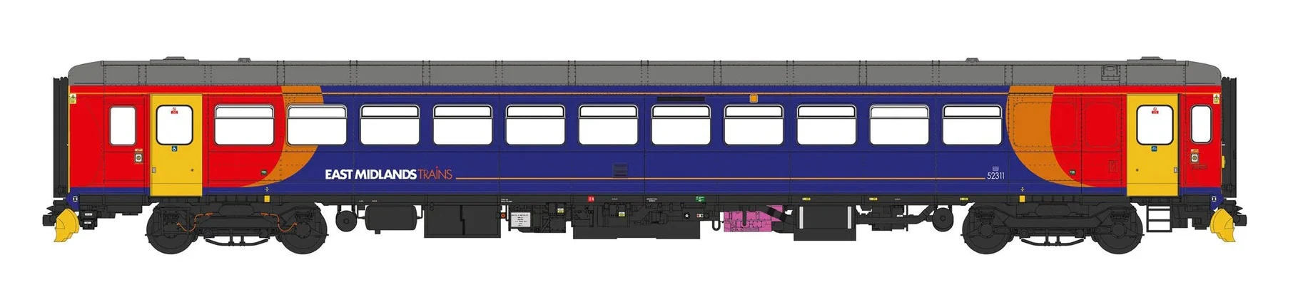 ACC3500-DCC Class 153 Single Car DMU 153311 Stagecoach East Midlands Trains - DCC Sound