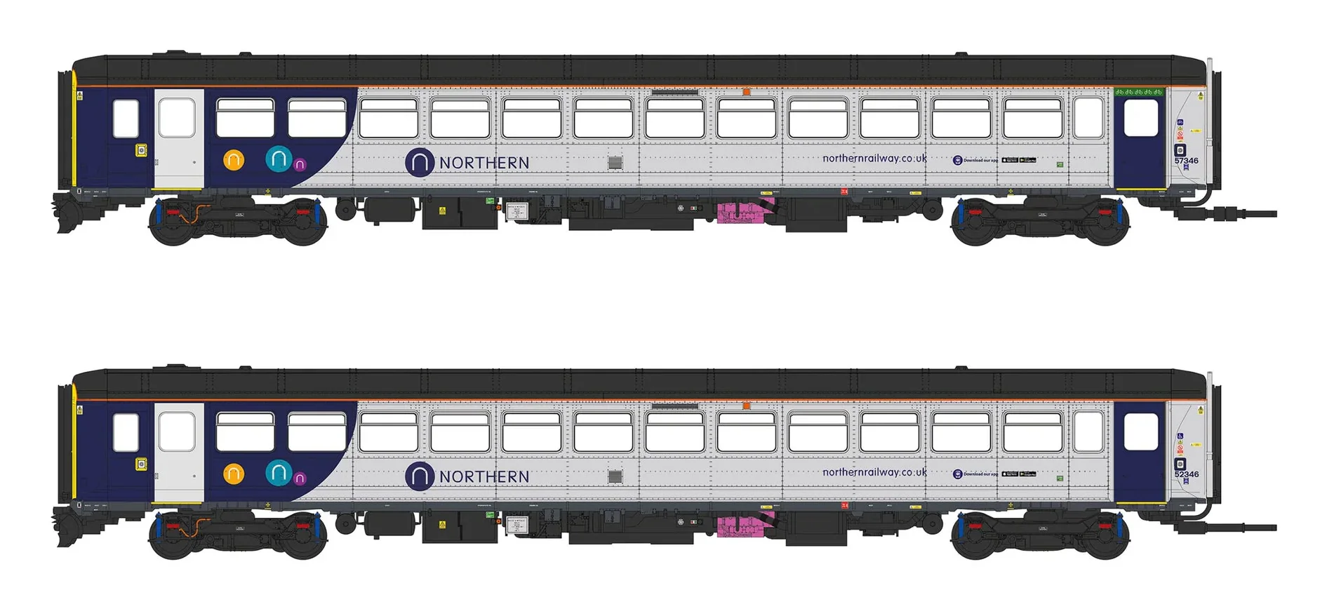 ACC3522 Class 155 2 Car DMU 155346 Northern