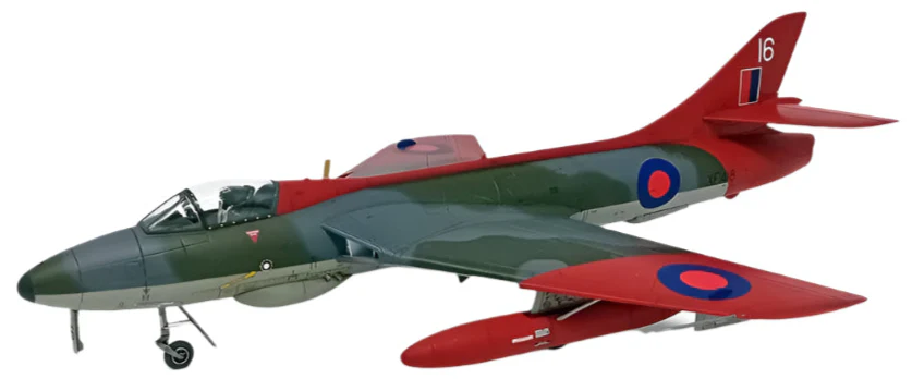 AIP15003 British Royal Air Force Hawker Hunter F.6 "Black Arrows" Jet Aircraft Model Kit - Image 4
