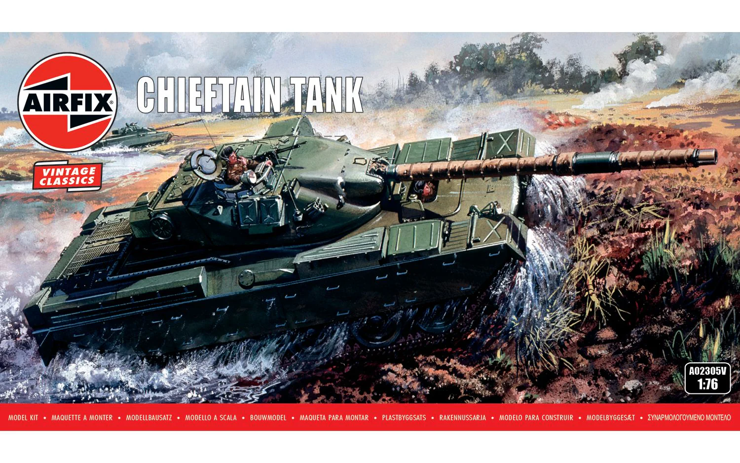 Chieftain Tank Model Kit