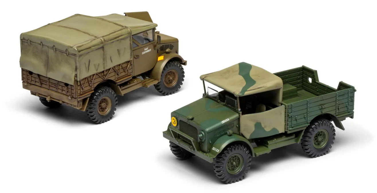 A03313A WWII RAF 15-cwt 4 x 2 G.S. Truck Model Kit - Image 8