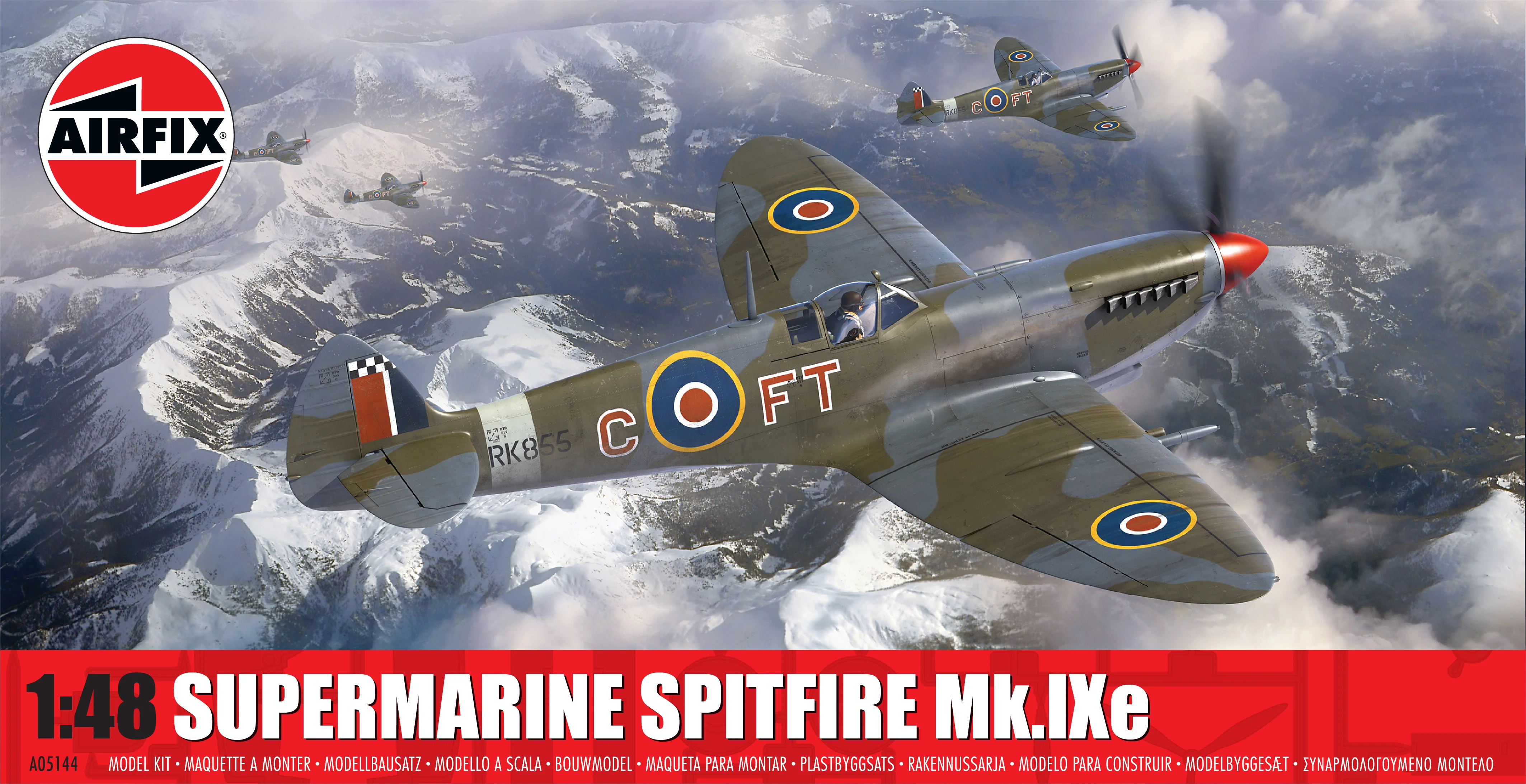 A05144 Supermarine Spitfire Mk.IXe Model Kit