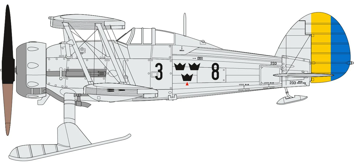 Swedish Air Force 100th Anniversary Set Model Kit - Image 2