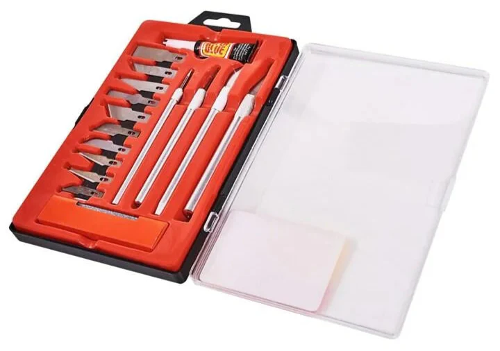 AM-S0495 17 Piece hobby knife kit