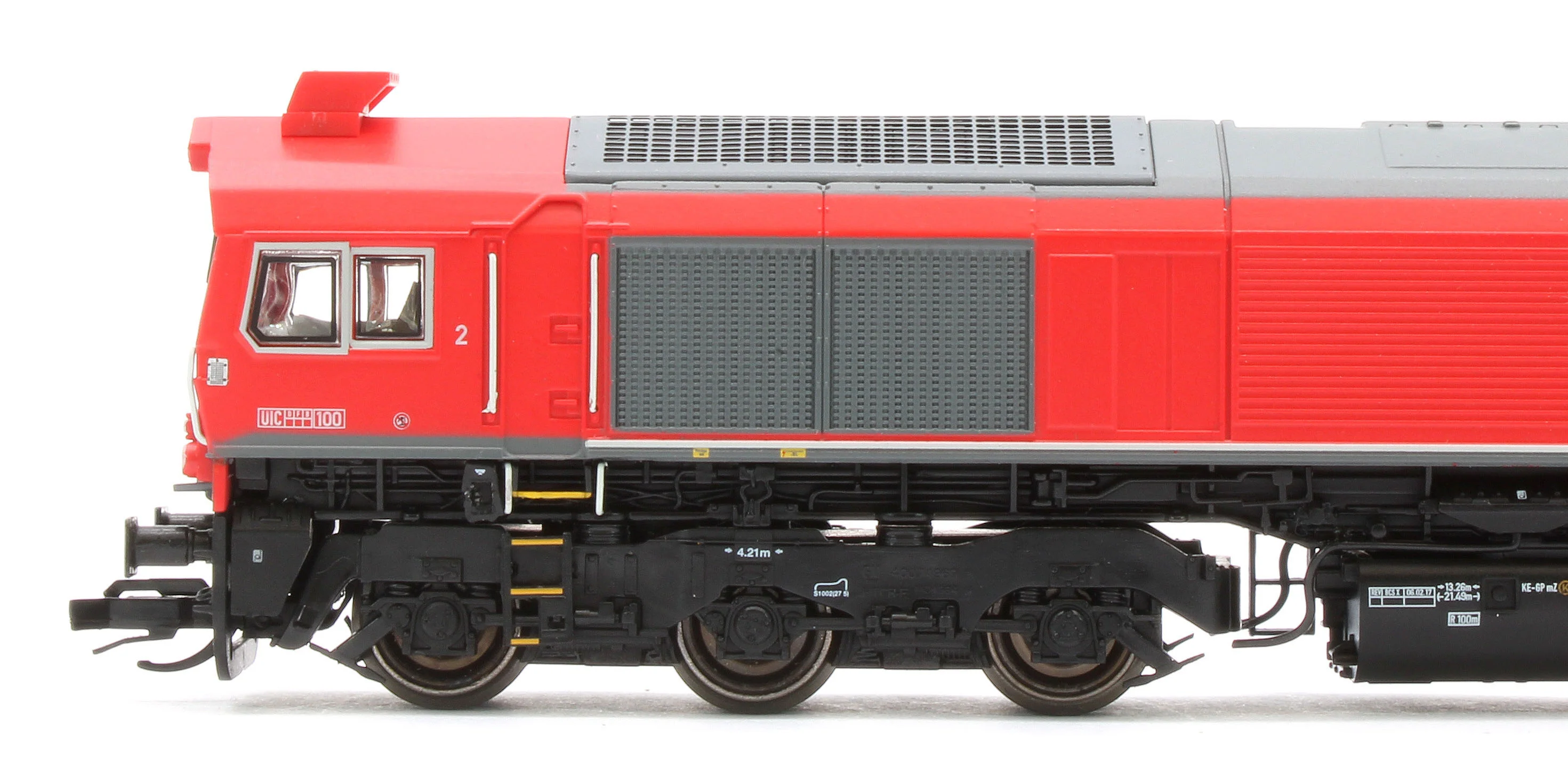 HN9070HM Class 77 DB AG Red Livery Ep.VI Diesel-Electric Locomotive - DCC Sound - Image 8