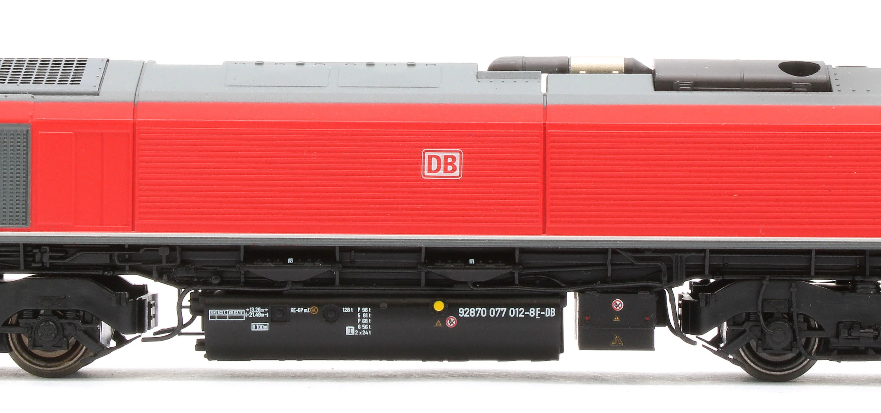 HN9070HM Class 77 DB AG Red Livery Ep.VI Diesel-Electric Locomotive - DCC Sound - Image 9