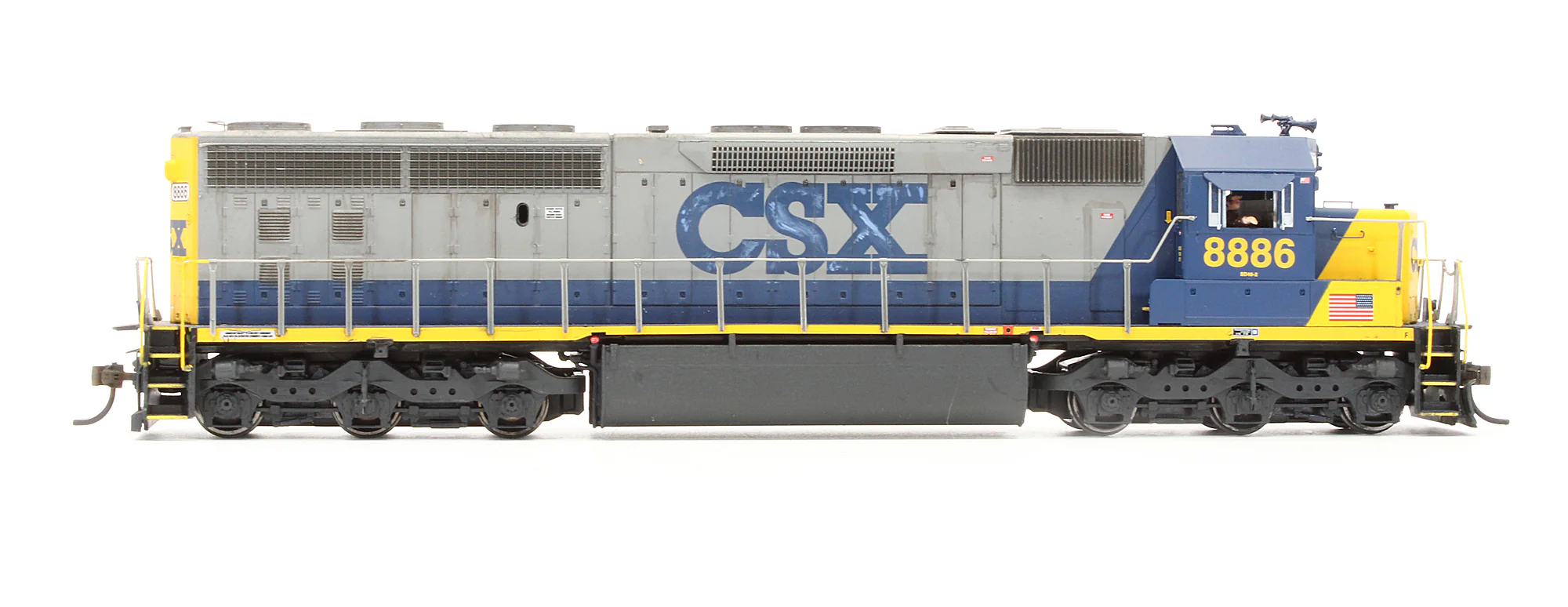 Pre-Owned SD45-2 Diesel Locomotive CSX - Road #8886 - Custom Weathered - Image 3