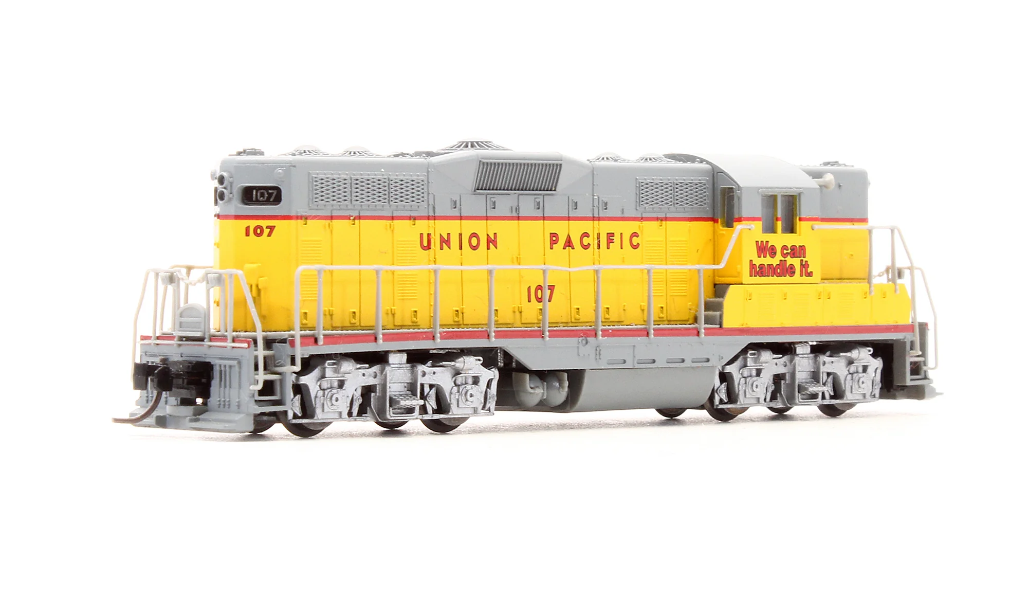 Pre-Owned 48230 GP7 Ph.2 Diesel Locomotive Union Pacific - Road #107 - Image 2