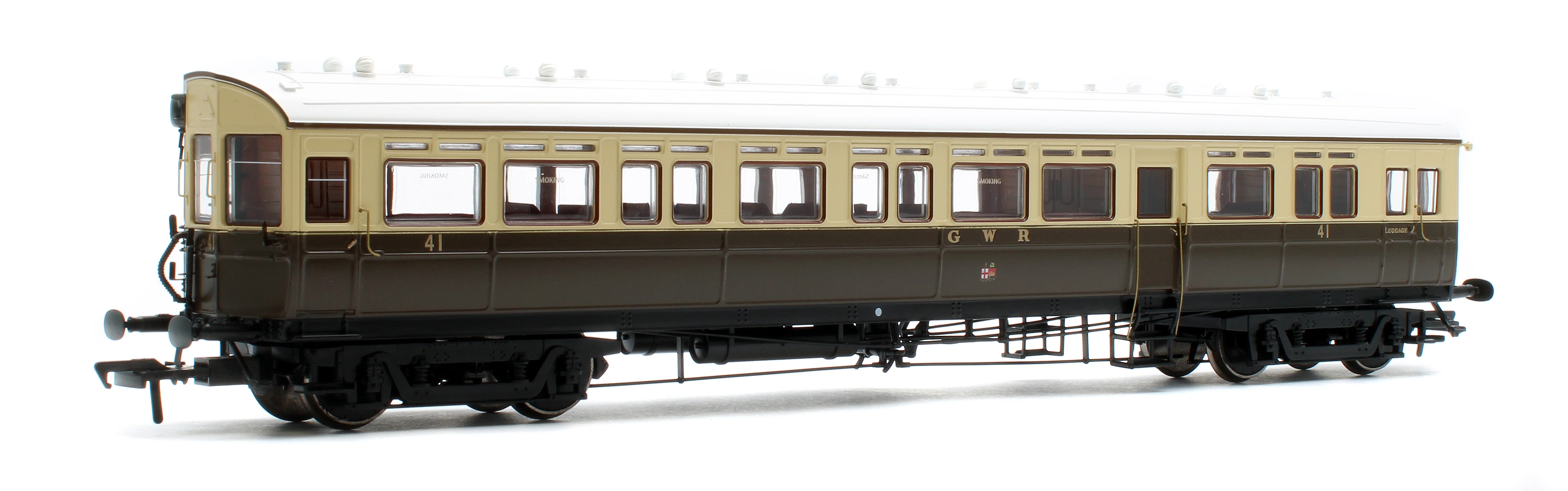 4P-004-003S Autocoach GWR Twin Cities Crest 41 Chocolate & Cream - DCC Sound