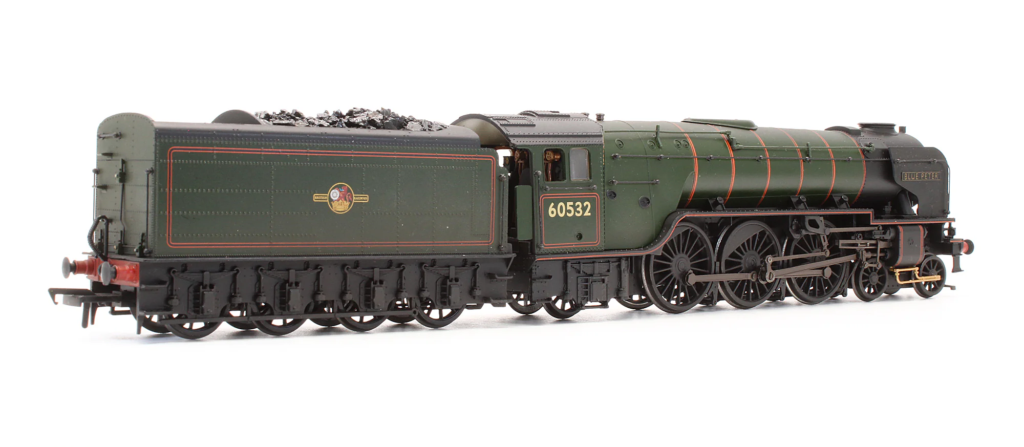 Pre-Owned 20-2009 BR Green 4-6-2 A2 'Blue Peter' 60532 Steam Locomotive - Limited Edition - DCC Fitted - Custom Weathered - Image 3