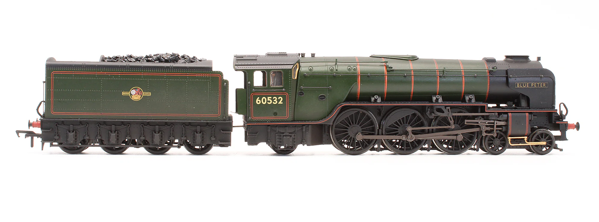 Pre-Owned 20-2009 BR Green 4-6-2 A2 'Blue Peter' 60532 Steam Locomotive - Limited Edition - DCC Fitted - Custom Weathered - Image 4