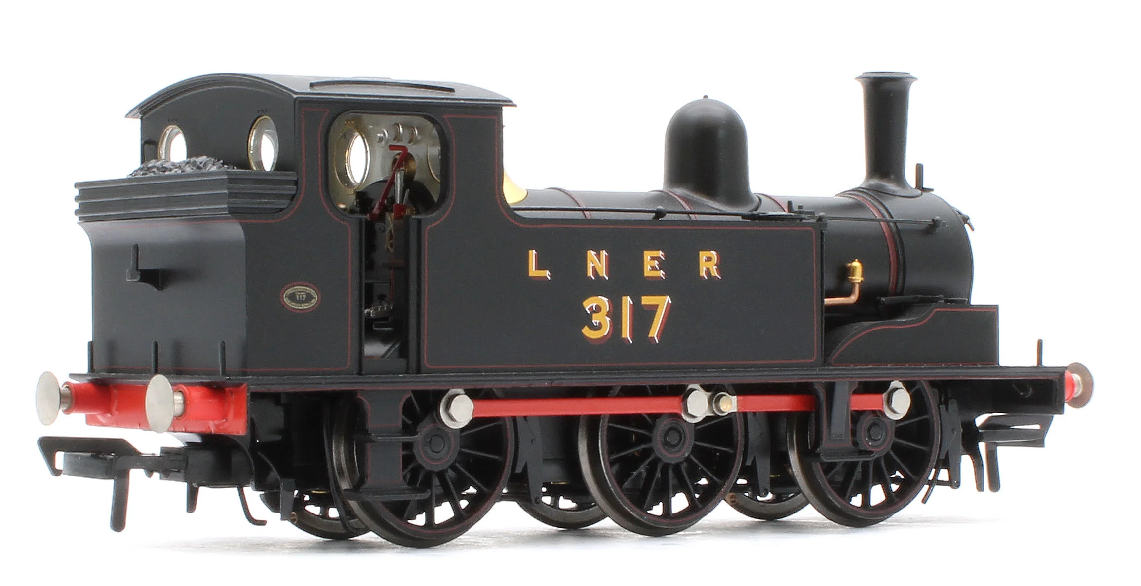 NER E (J71) 317 LNER Lined Black Steam Tank Locomotive - DCC Sound - Image 4