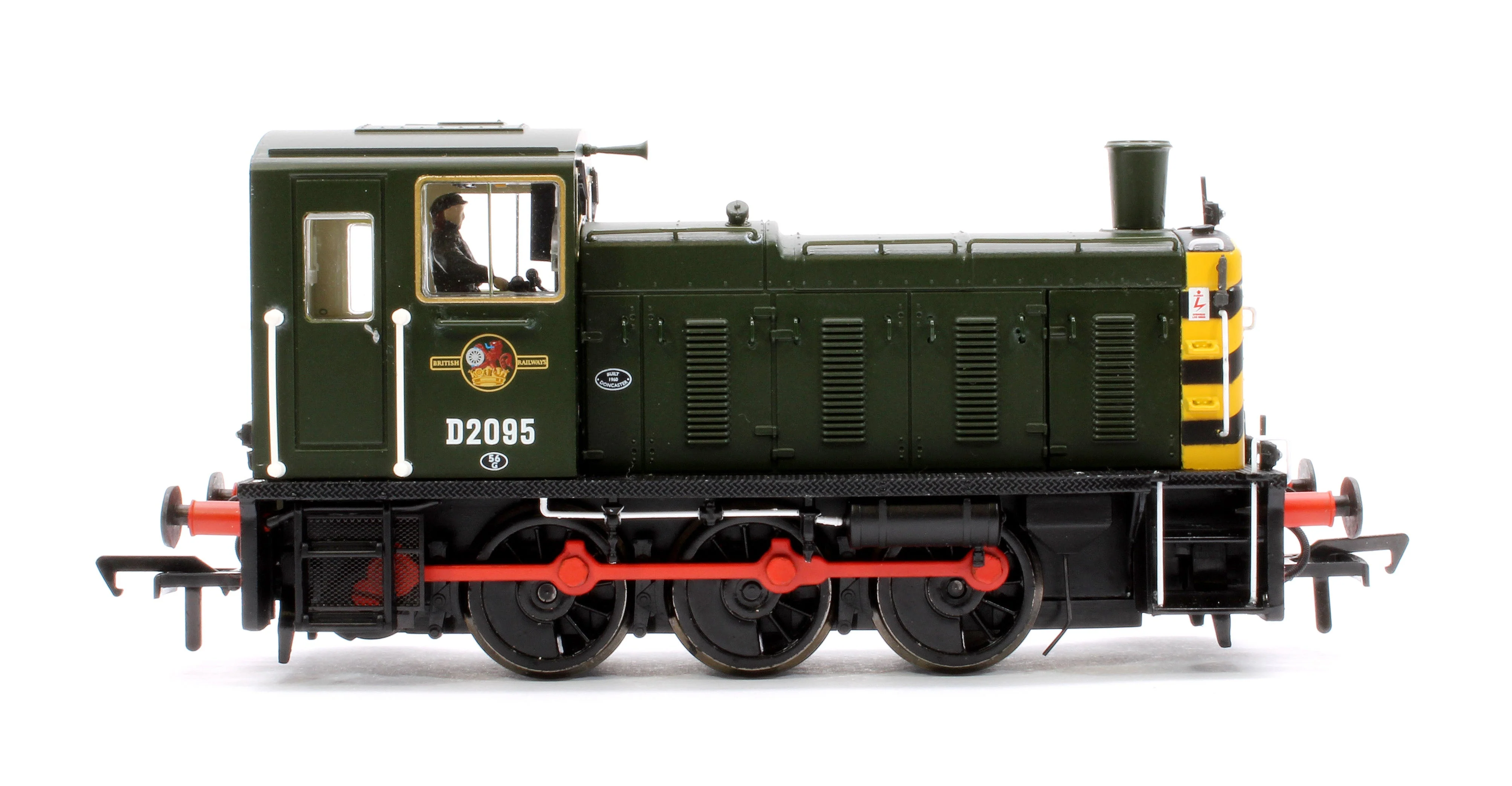 Pre-Owned 31-364A Class 03 D2095 BR Green (Wasp Stripes) Diesel Locomotive - Image 6