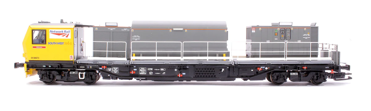 Windhoff MPV 2-Car Set Network Rail Yellow Nos. DR98923 and DR98973 - Image 3
