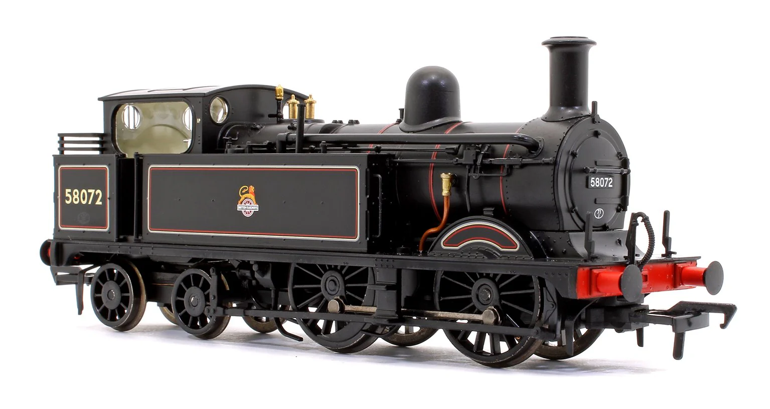 Pre-Owned 31-742SF Midland Railway 1532 Class Johnson 1P 0-4-4 58072 BR Lined Black Early Emblem DCC Sound - Image 2