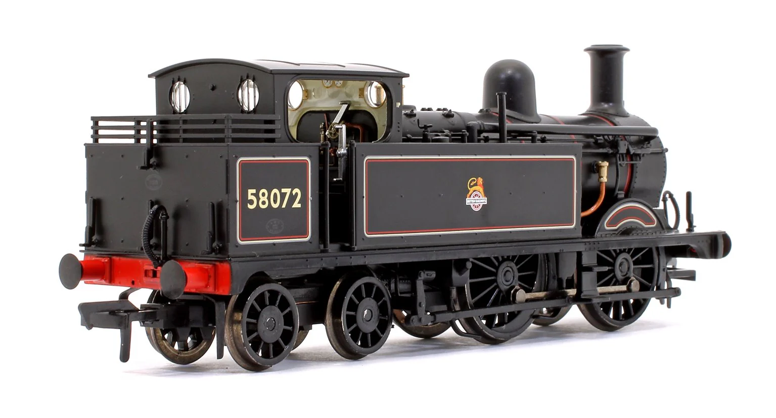Pre-Owned 31-742SF Midland Railway 1532 Class Johnson 1P 0-4-4 58072 BR Lined Black Early Emblem DCC Sound - Image 4