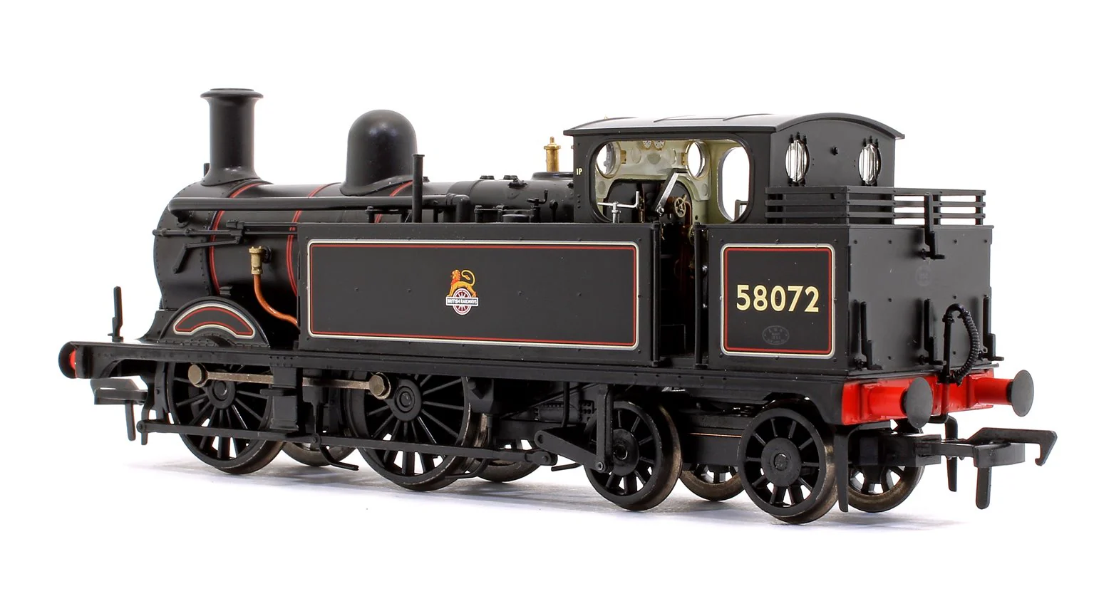 Pre-Owned 31-742SF Midland Railway 1532 Class Johnson 1P 0-4-4 58072 BR Lined Black Early Emblem DCC Sound - Image 5