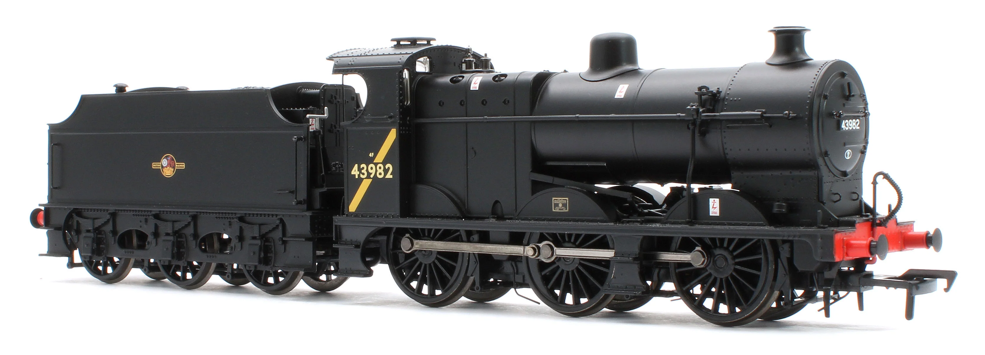 MR 3835 (4F) with Fowler Tender 43982 BR Black (Late Crest) Steam Locomotive - Image 6