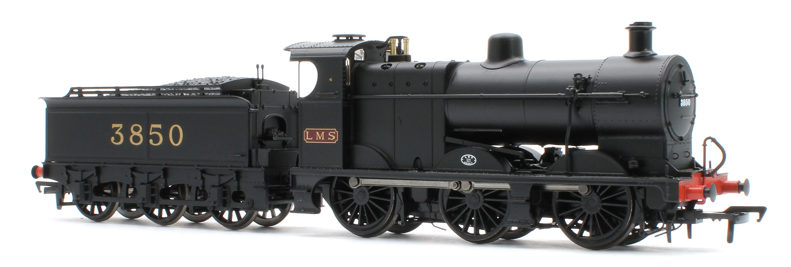 MR 3835 (4F) with Johnson-Deeley Tender 3850 LMS Black (MR Numerals) Steam Locomotive - Image 6