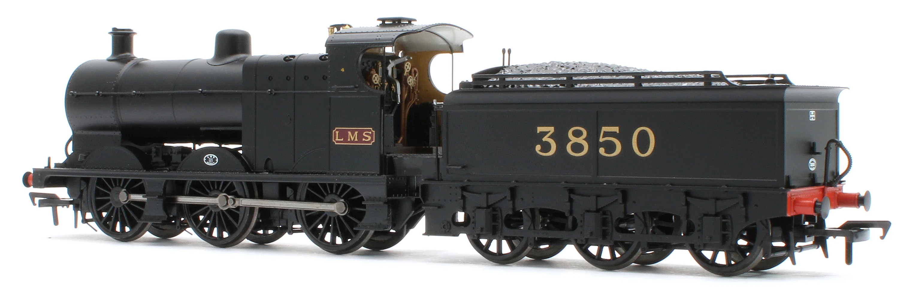 MR 3835 (4F) with Johnson-Deeley Tender 3850 LMS Black (MR Numerals) Steam Locomotive - DCC Sound - Image 3