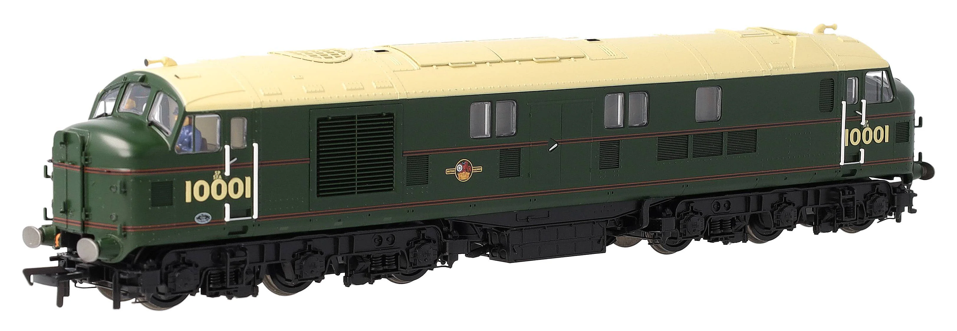 LMS 10001 BR Lined Green (Late Crest) Diesel Locomotive
