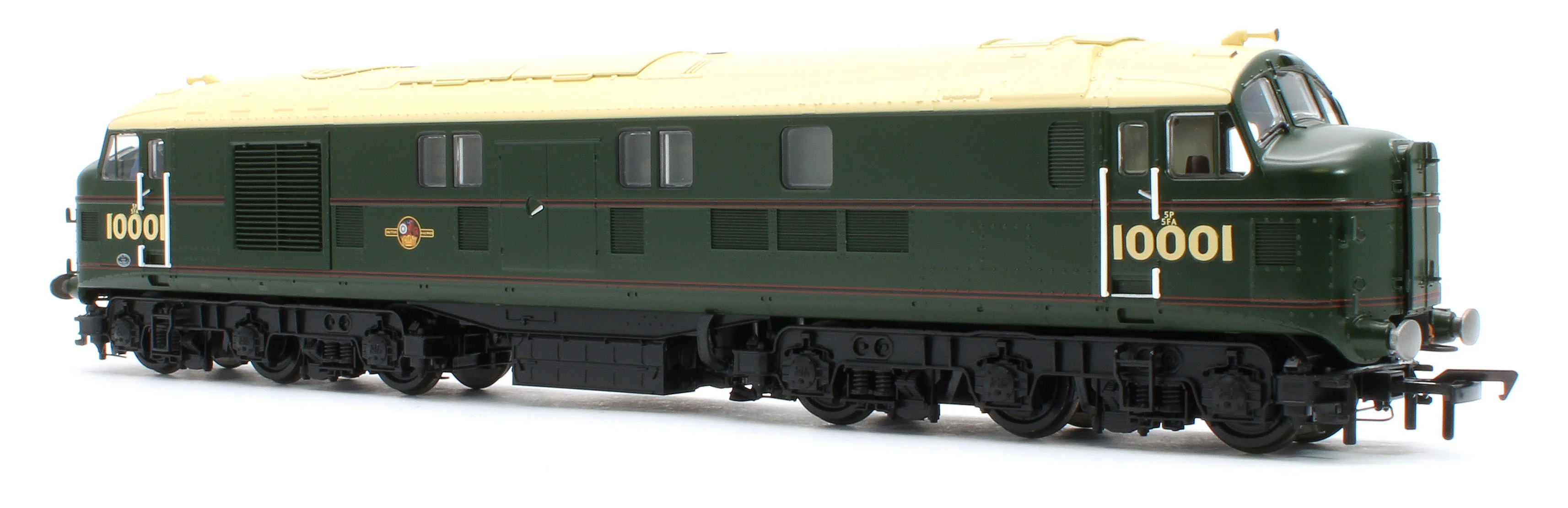 LMS 10001 BR Lined Green (Late Crest) Diesel Locomotive - DCC Sound - Image 3