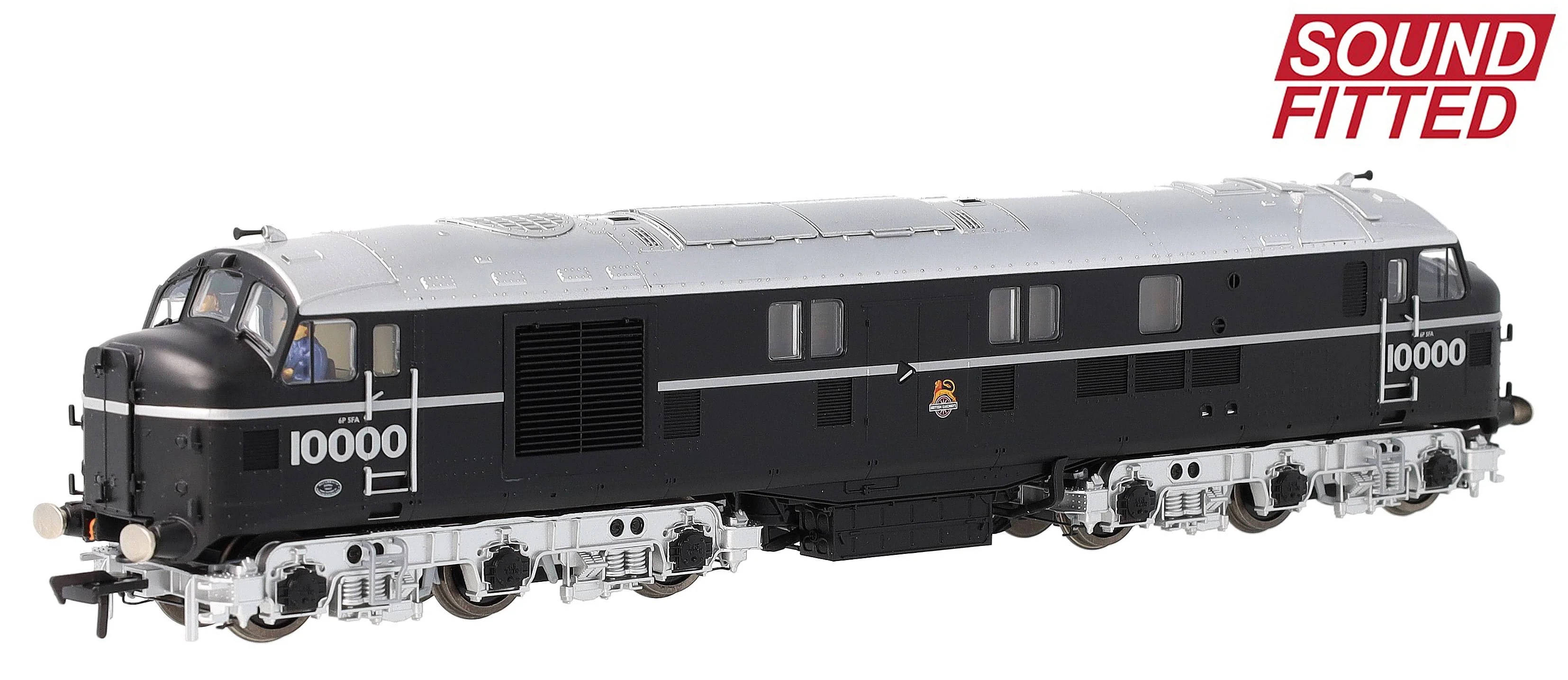 LMS 10000 BR Black (Early Emblem) Diesel Locomotive - DCC Sound
